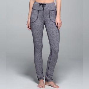 LULULEMON SKINNY WILL HEATHERED LEGGINGS
